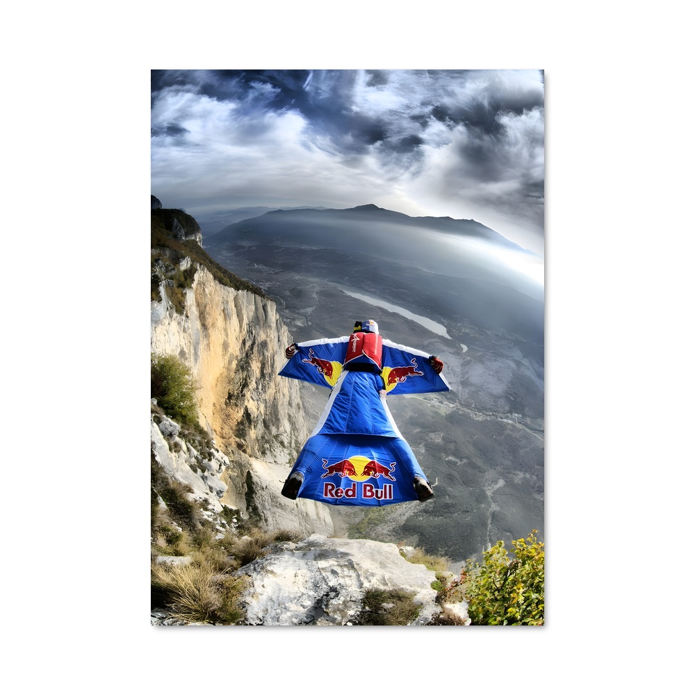 Poster Wingsuit flying